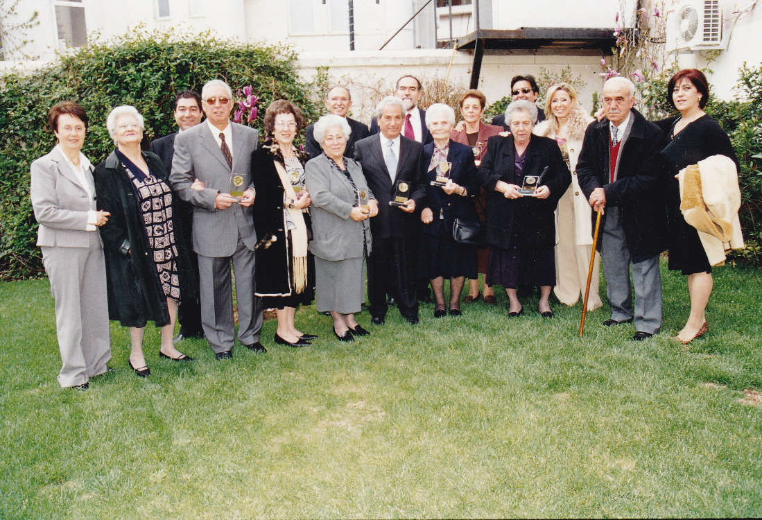 Η Ισραηλιτική Κοινότητα Λάρισας τιμά τους εθελοντές της σε ειδική εκδήλωση - Απρίλιος 2005